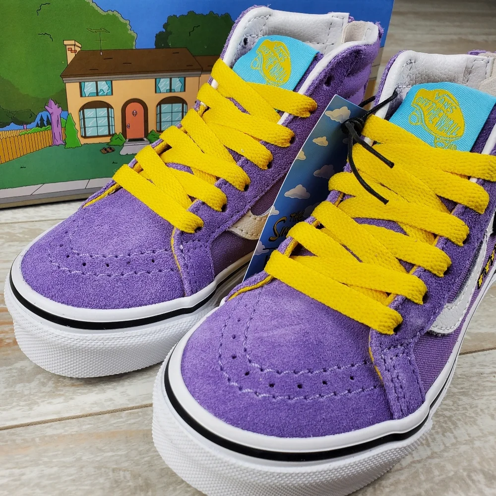 Vans X Simpsons SK8-Hi Zip Lisa 4 Prez - Picture 2 of 9